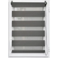 Store|LUANCE Store enrouleur Jour/Nuit (90 x 180 cm) Gris Anthracite