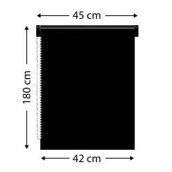 Store|LUANCE Store enrouleur occultant (45 x 180 cm) Uni Bleu