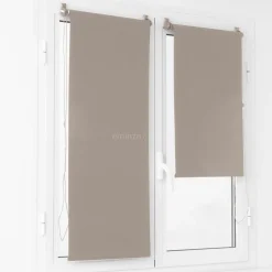 Store|LUANCE Store enrouleur occultant Uni (45 x 90 cm) Beige Taupe