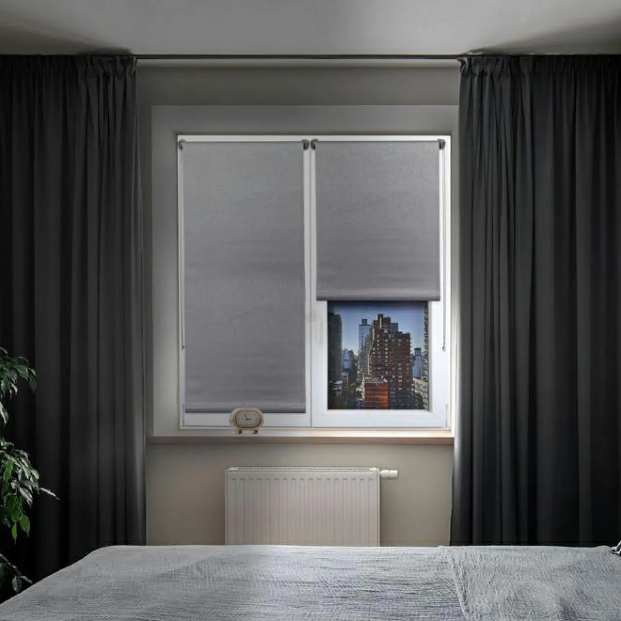 Store|LUANCE Store enrouleur occultant (90 x 180 cm) Lio Gris