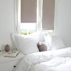 Store|LUANCE Store enrouleur occultant Uni (90 x 180 cm) Beige Taupe