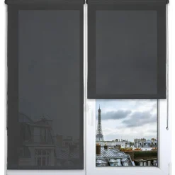 Store|LUANCE Store enrouleur tamisant (75 x 180 cm) Pure béton Gris