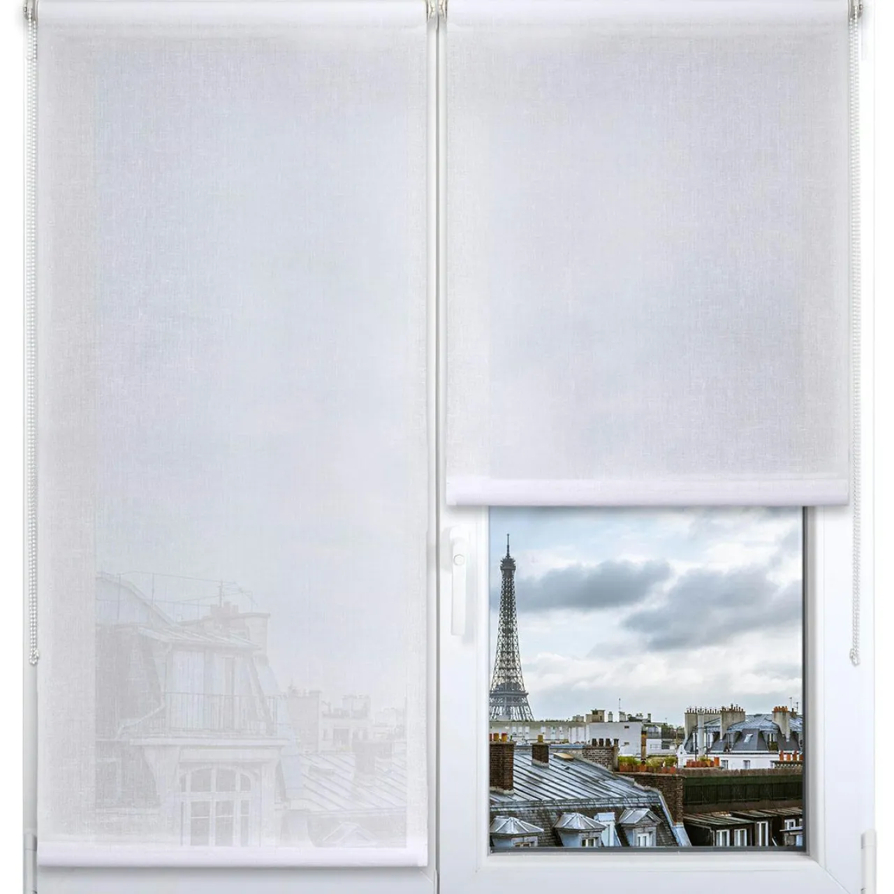 Store|LUANCE Store enrouleur tamisant (60 x 180 cm) Pure Blanc