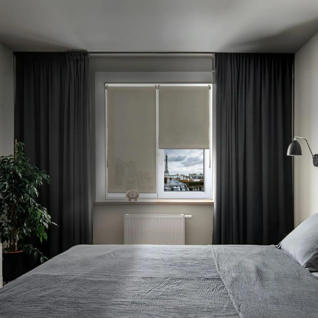 Store|LUANCE Store enrouleur tamisant (45 x 180 cm) Pure Taupe