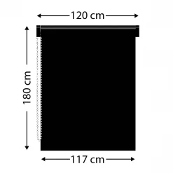 Store|LUANCE Store enrouleur tamisant (120 x 180 cm) Pure Blanc
