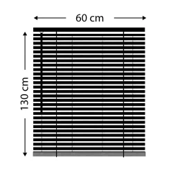 Store|LUANCE Store vénitien (60 x 130 cm) PVC Blanc