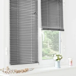 Store|LUANCE Store vénitien (40 x 130 cm) PVC Gris anthracite Gris foncé