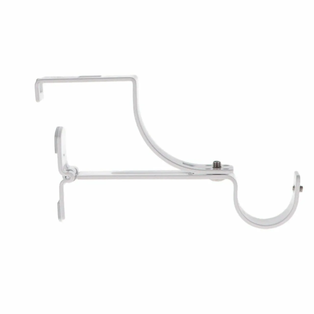 Tringle Voilage Et Support|Tringle À Rideau, Barre Et Support|LUANCE Support à tringle pour caisson de volet roulant (L135 / D28 mm) satiné Blanc