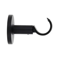 Tringle À Rideau, Barre Et Support|LUANCE Support tringle fixe (L65 / D28 mm) Lino gouttière mat Noir