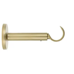 Tringle À Rideau, Barre Et Support|LUANCE Suppt tringle fixe métal (L115 / D28 mm) Lino gouttière Or