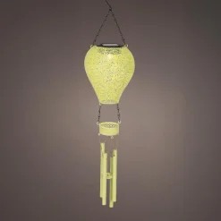Luminaire Jardin|Eclairage Extérieur|KAEMINGK Suspension de jardin solaire LED (H56 cm) Montgolfière e Vert