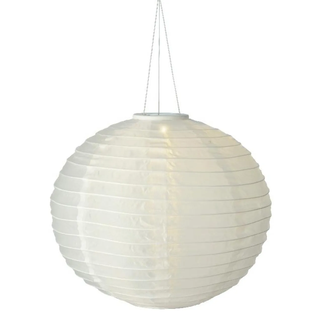 Luminaire Jardin|Eclairage Extérieur|#N/A Suspension de jardin solaire (H35 cm) Lanterne chinoise he Blanc