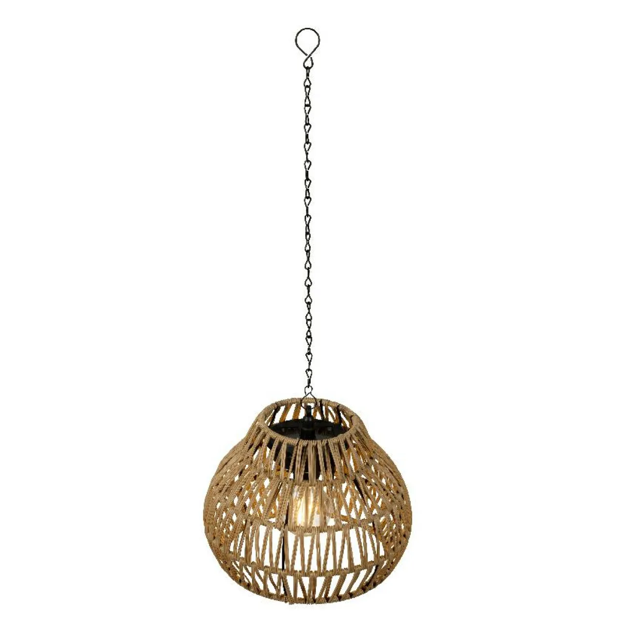 Luminaire Jardin|Eclairage Extérieur|KAEMINGK Suspension de jardin solaire LED (H28 cm) Kolparina Naturel