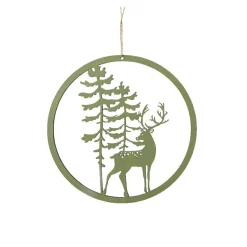 Décoration De Sapin|KAEMINGK Suspension de Noël (D30 cm) Nature originelle Romarin Vert