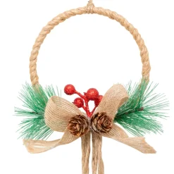 Déco Et Objet De Noël|JJA Suspension de Noël déco (H55 cm) Grelots en métal Rouge