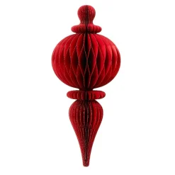 Déco Et Objet De Noël|KAEMINGK Suspension de Noël en papier (H80 cm) fermeture Magnétique Rouge