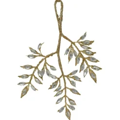 Décoration De Sapin|KAEMINGK Suspension de Noël (H24 cm) Branche diamant Argent