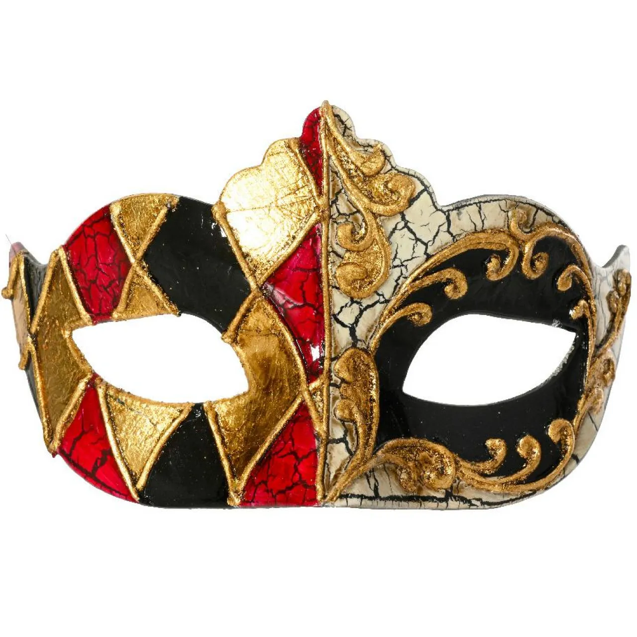 Décoration De Sapin|KAEMINGK Suspension de Noël (H9 cm) Carnaval de Venise Doré Noir