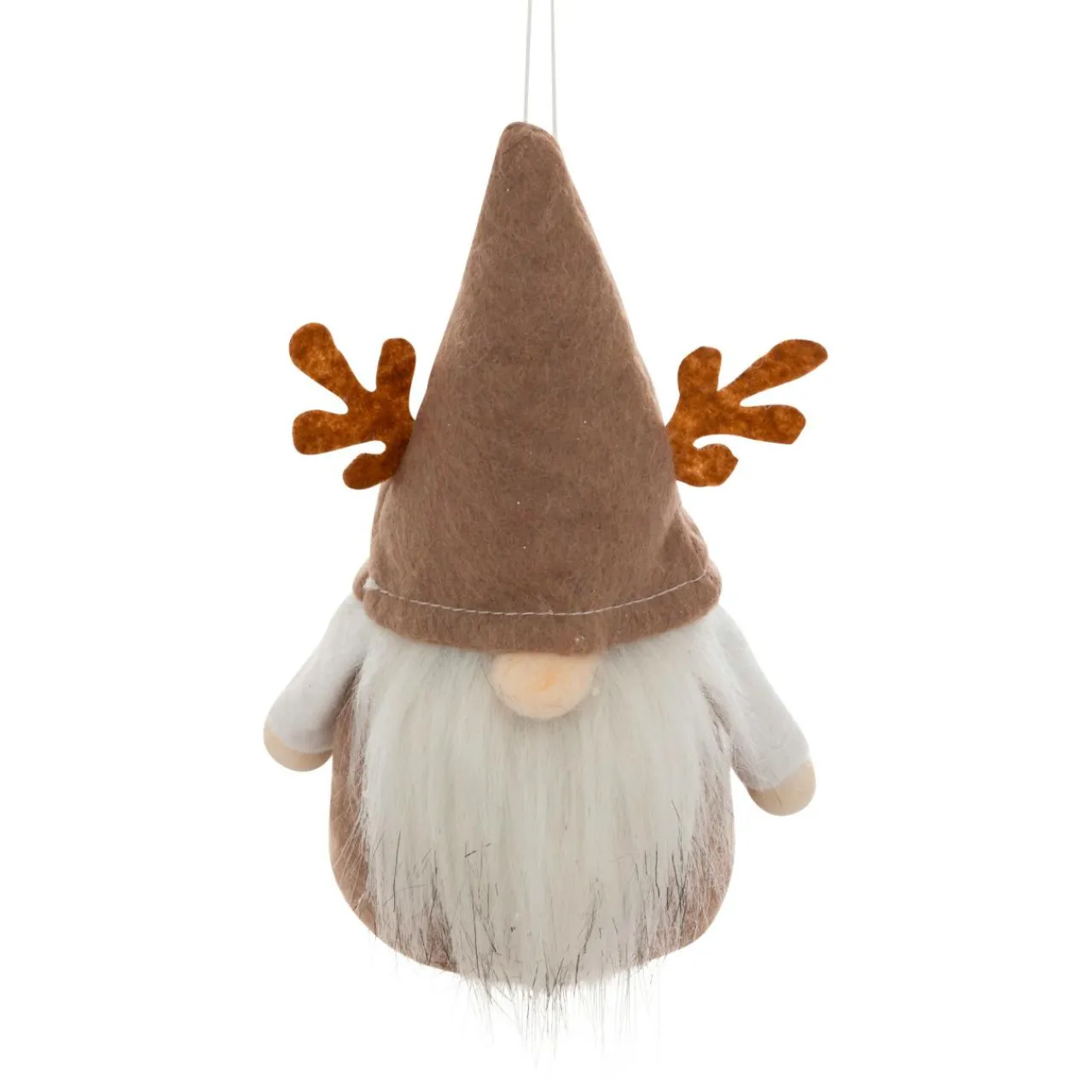 Décoration De Sapin|JJA Suspension de Noël (H16 cm) Lutin petit renne Marron clair