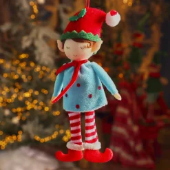 Décoration De Sapin|KAEMINGK Suspension de Noël (H17 cm) Nougatine Alice Multicolore