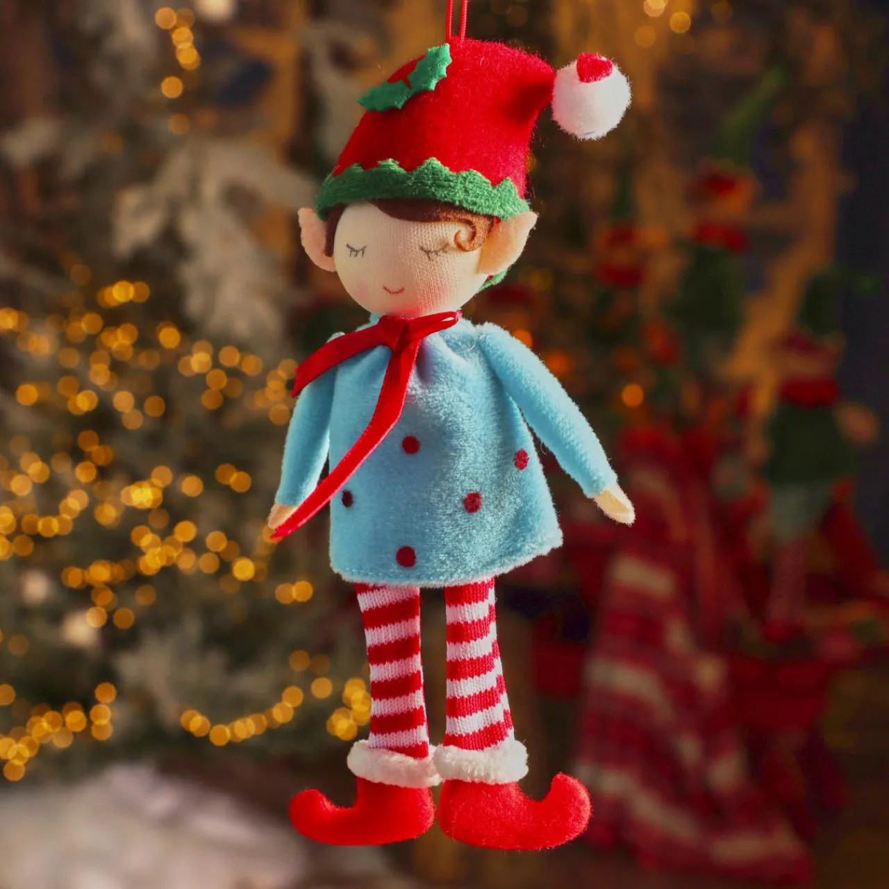 Décoration De Sapin|KAEMINGK Suspension de Noël (H17 cm) Nougatine Alice Multicolore