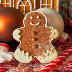 Décoration De Sapin|KAEMINGK Suspension de Noël (H7 cm) Pain d'épice Adrien Chocolat Marron