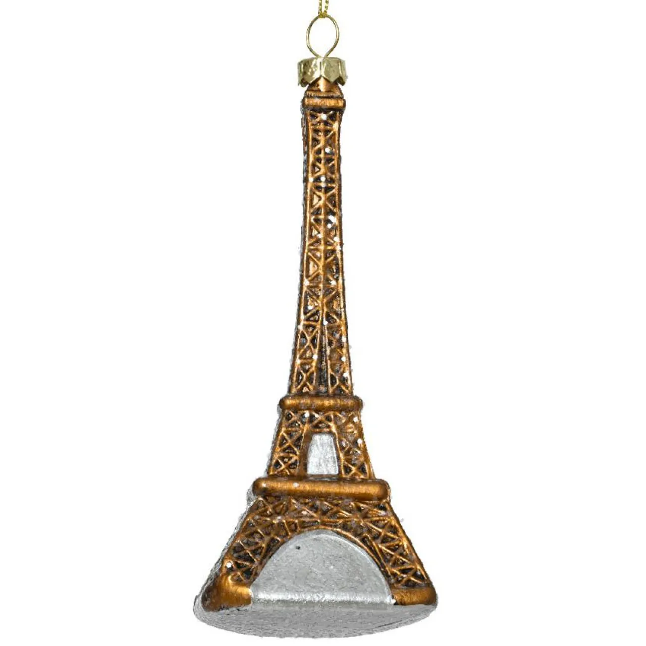 Décoration De Sapin|KAEMINGK Suspension de Noël (H16 cm) Tour Eiffel Bronze Marron