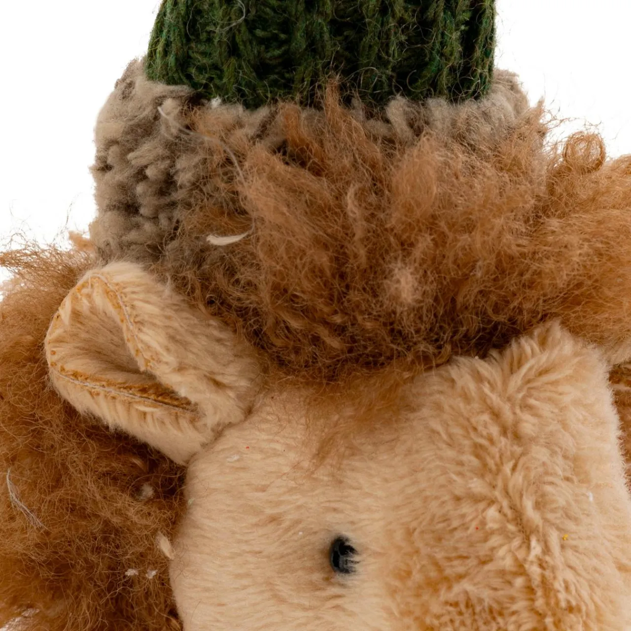 Décoration De Sapin|JJA Suspension de Noël (H15 cm) Tête de Hérisson Marron clair