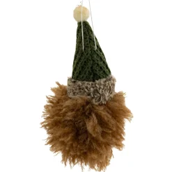 Décoration De Sapin|JJA Suspension de Noël (H15 cm) Tête de Hérisson Marron clair