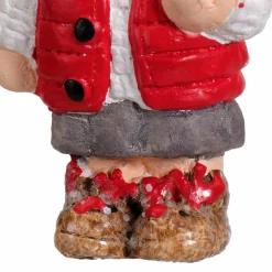 Décoration De Sapin|KAEMINGK Suspension de Noël terre cuite (H8 cm) Chérubine Rouge