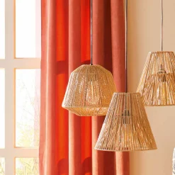 Lampe Suspension|ATMOSPHERA Suspension en corde (D29 cm) Ethnik Naturel