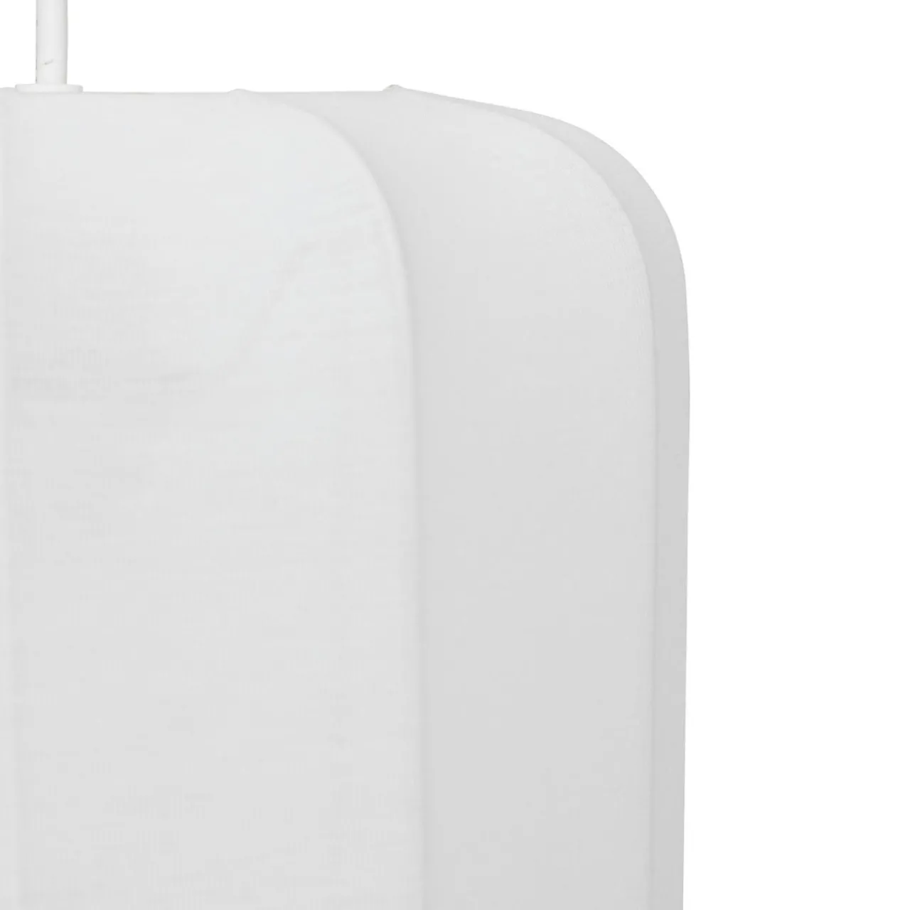 Lampe Suspension|Atmosphera, cru017dateur d'intu017drieur Suspension luminaire coton (25 x 35 cm) Toby Blanc