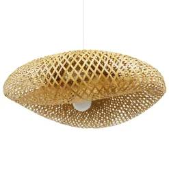 Lampe Suspension|EMINZA Suspension lumineuse en bambou (D50 cm) Marinaly Naturel