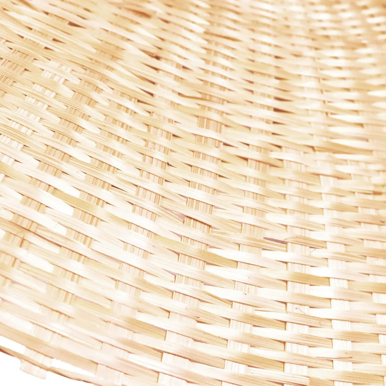 Lampe Suspension|EMINZA Suspension lumineuse en bambou tressé (D60 cm) Calvià Naturel