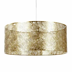 Lampe Suspension|OSTARIA Suspension lumineuse en métal (D35 cm) Cazon Dée Or