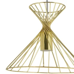 Lampe Suspension|OSTARIA Suspension lumineuse en métal (D26 cm) Giulia Or