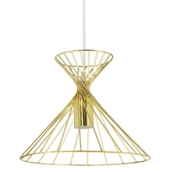 Lampe Suspension|OSTARIA Suspension lumineuse en métal (D26 cm) Giulia Or