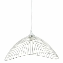 Lampe Suspension|OSTARIA Suspension lumineuse filaire (D45 cm) Filla he Blanc
