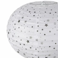 Objet Déco Enfant|OSTARIA Suspension Montgolfière papier (D30 cm) Stars Multicolore
