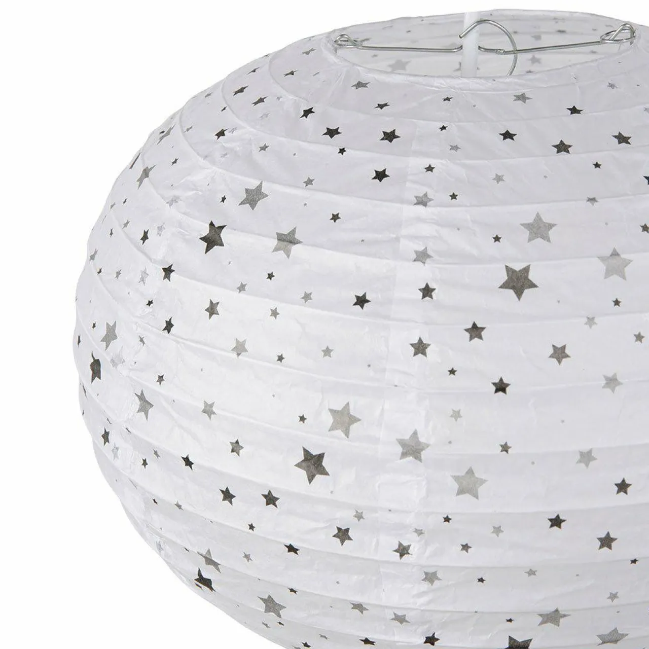 Objet Déco Enfant|OSTARIA Suspension Montgolfière papier (D30 cm) Stars Multicolore