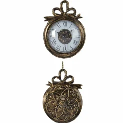 Décoration De Sapin|KAEMINGK Suspension précieuse à suspendre (H13 cm) Montre ancienne Bronze Gris