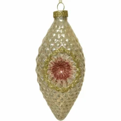 Décoration De Sapin|KAEMINGK Suspension précieuse (H12 cm) Olive Or