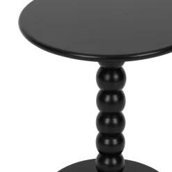 Table D'Appoint|Atmosphera, cru017dateur d'intu017drieur Table à café bois (H46,5 cm) Chamlo Noir