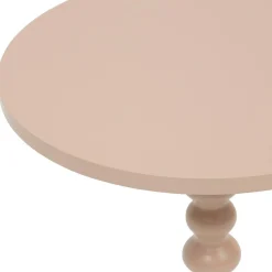 Table D'Appoint|Atmosphera, cru017dateur d'intu017drieur Table à café ronde en bois (H50 cm) Alix Noisette Marron
