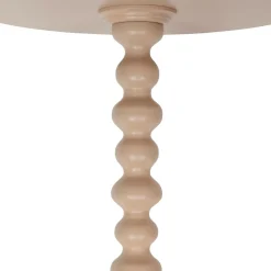 Table D'Appoint|Atmosphera, cru017dateur d'intu017drieur Table à café ronde en bois (H50 cm) Alix Noisette Marron