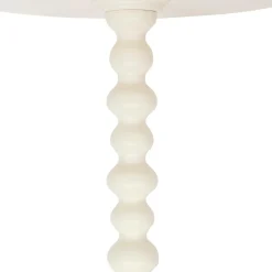 Table D'Appoint|Atmosphera, cru017dateur d'intu017drieur Table à café ronde en bois (H50 cm) Alix Ivoire