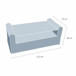 Canapé, Fauteuil Et Table Basse|MOBELLIA Table basse de jardin rectangulaire résine tressée Calvi Sepia Sépia