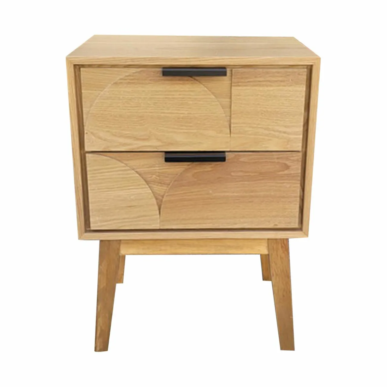 Table D'Appoint|EMINZA Table d'appoint (H60 cm) Double Hanoï Naturel Bois