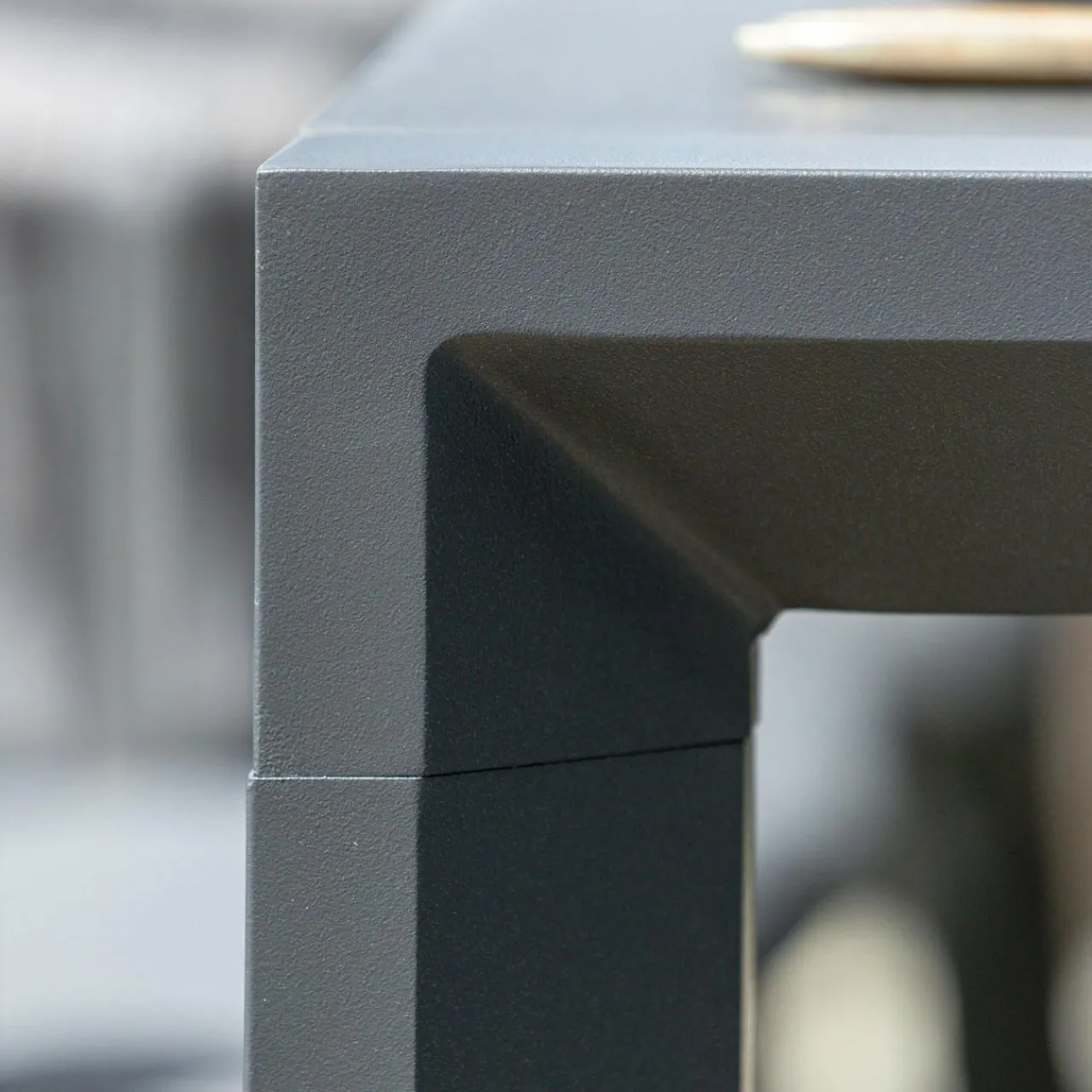 Table De Jardin|Salon De Jardin|MOBELLIA Table de jardin extensible en aluminium 12 places (195/300 x 96 cm) Amalfi Gris Anthracite