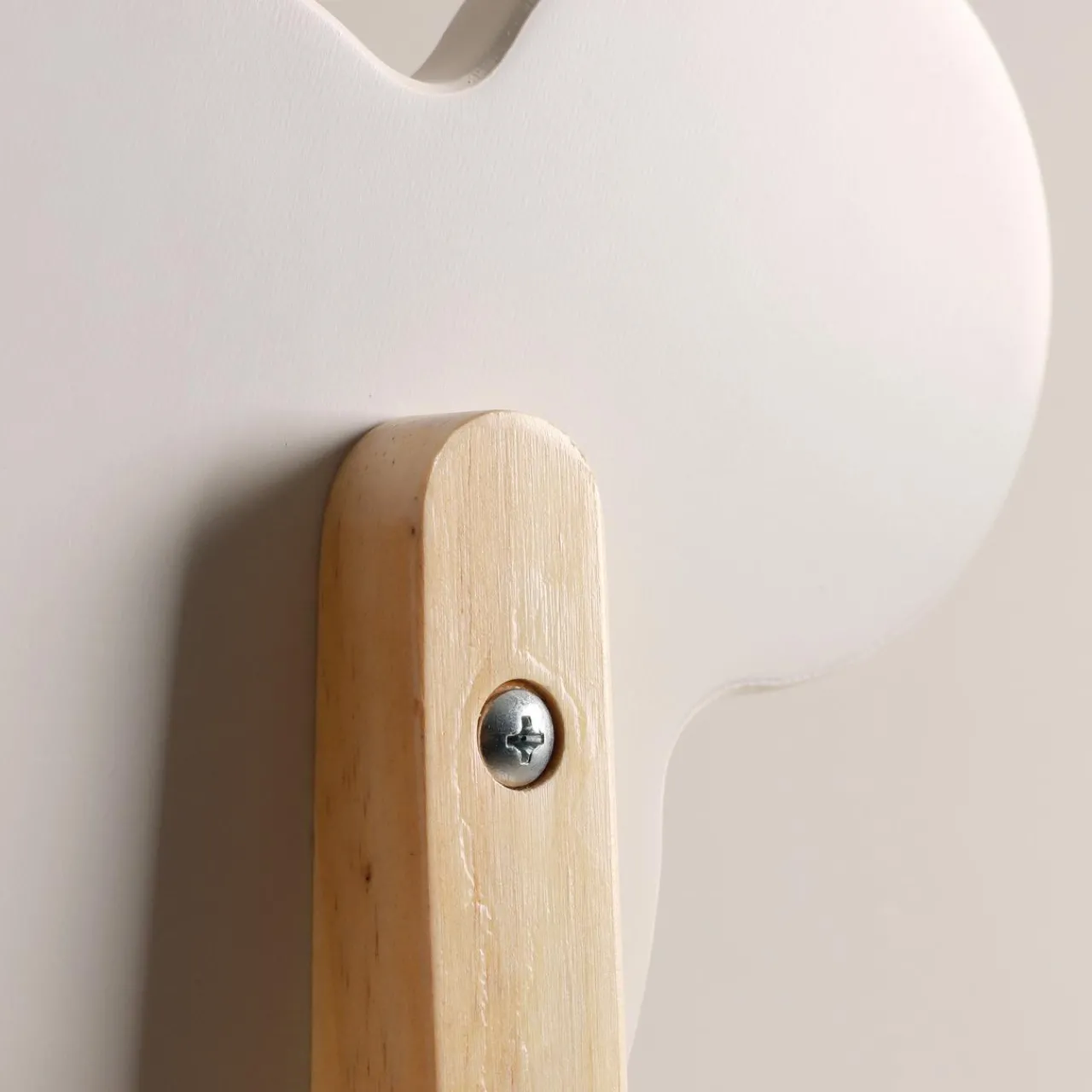 Petit Meuble Enfant|EMINZA Table et 2 chaises enfant bois (H44 cm) Oursons Blanc